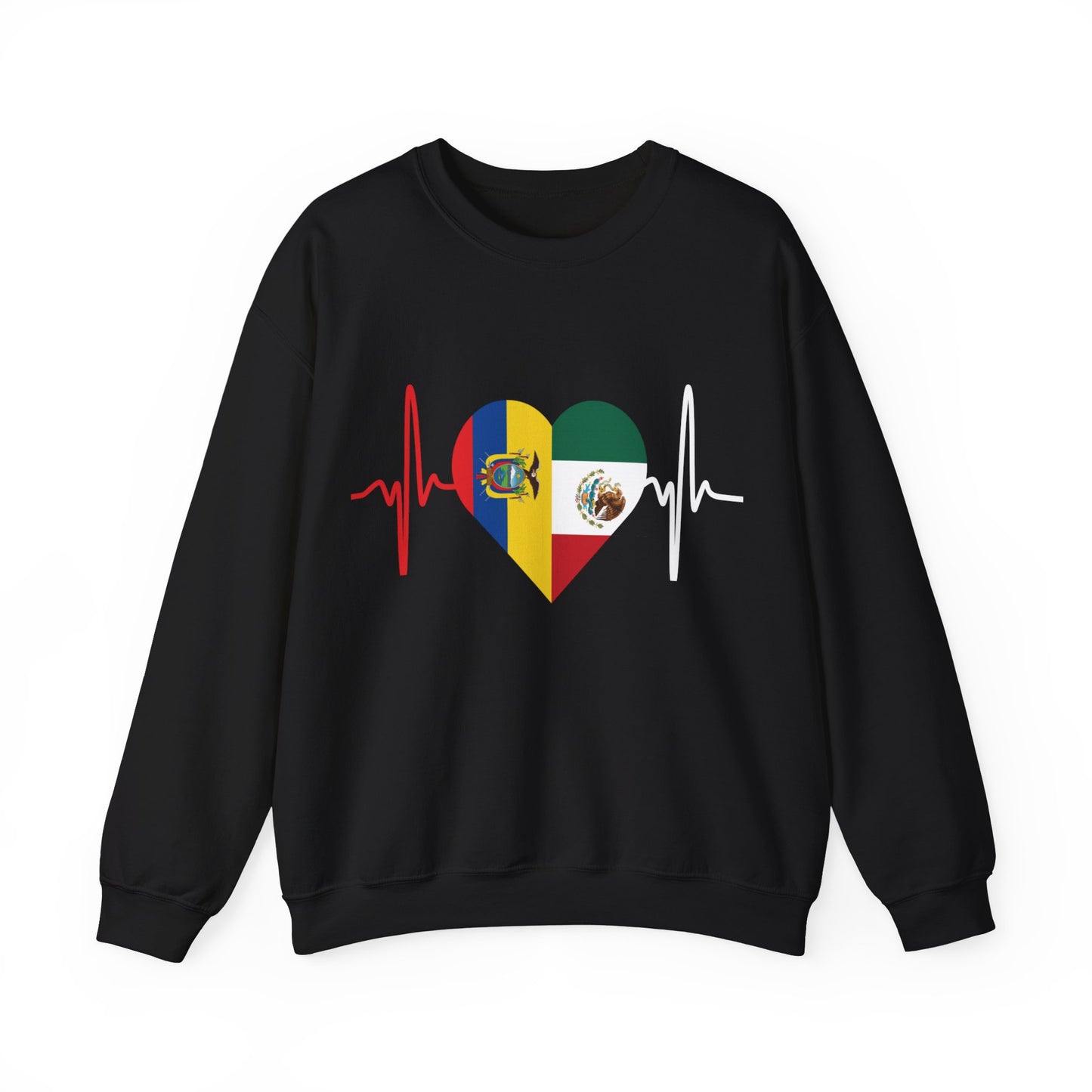 Ecuador & Mexican Unisex crewneck sweatshirt I Sudadera Unisexo México y Ecuador