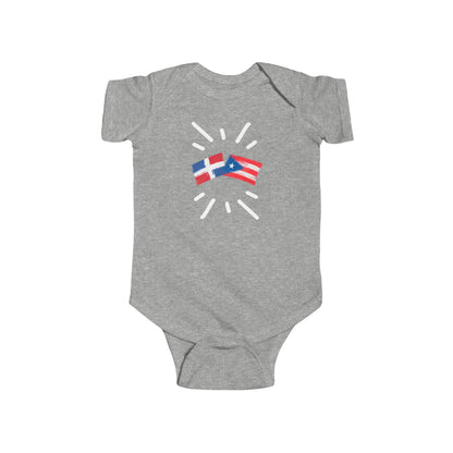 Infant Dominican Republic and Puerto Rico Bodysuit