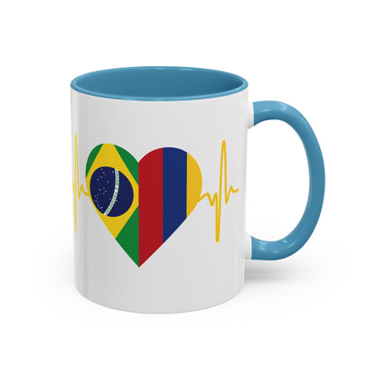 Colombia & Brazil Mug, 11oz