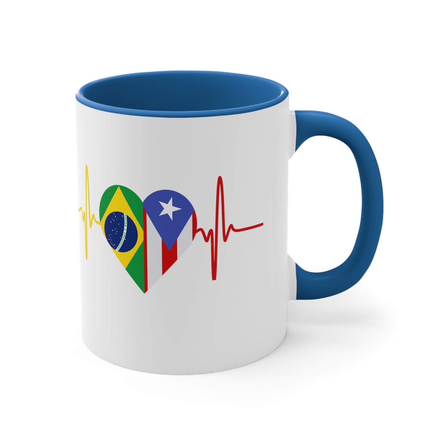 Brazil and Puerto Rico Mug, 11oz