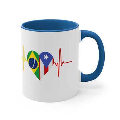 Brazil and Puerto Rico Mug, 11oz