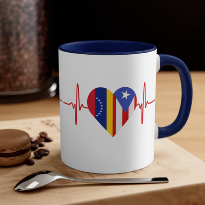 Venezuela and Puerto Rico Mug, 11oz