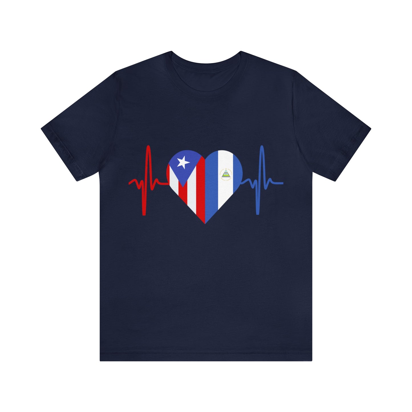 Nicaragua and Puerto Rico Short Sleeve Tee