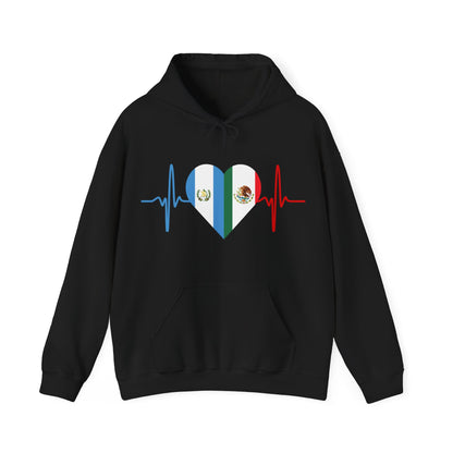 Guatemala and Mexico Unisex Hooded Sweatshirt I Sudadera Unisexo México and Guatemala