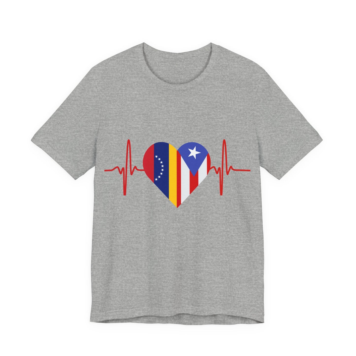 Venezuela and Puerto Rico Short Sleeve Tee
