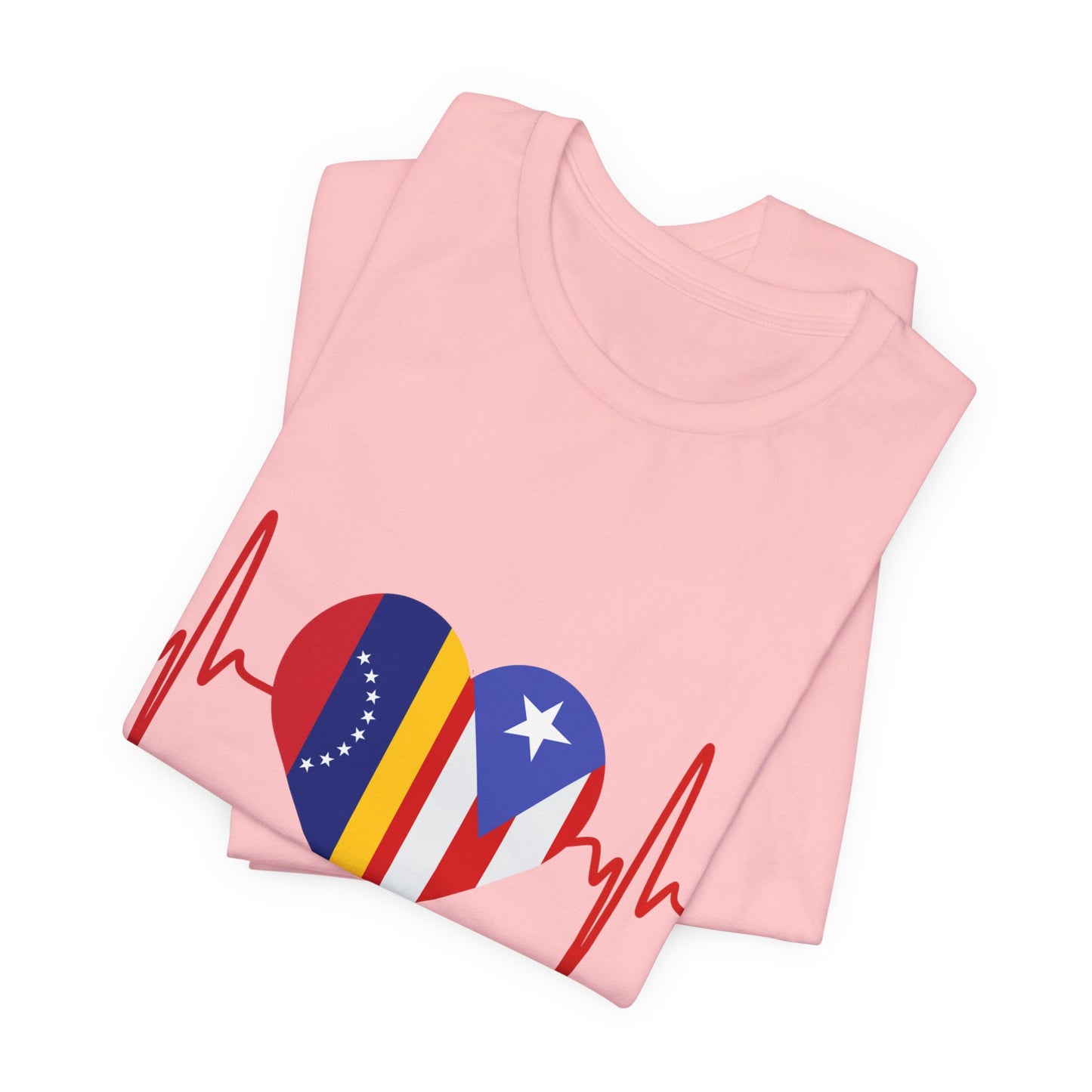 Venezuela and Puerto Rico Short Sleeve Tee