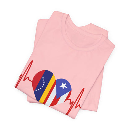 Venezuela and Puerto Rico Short Sleeve Tee