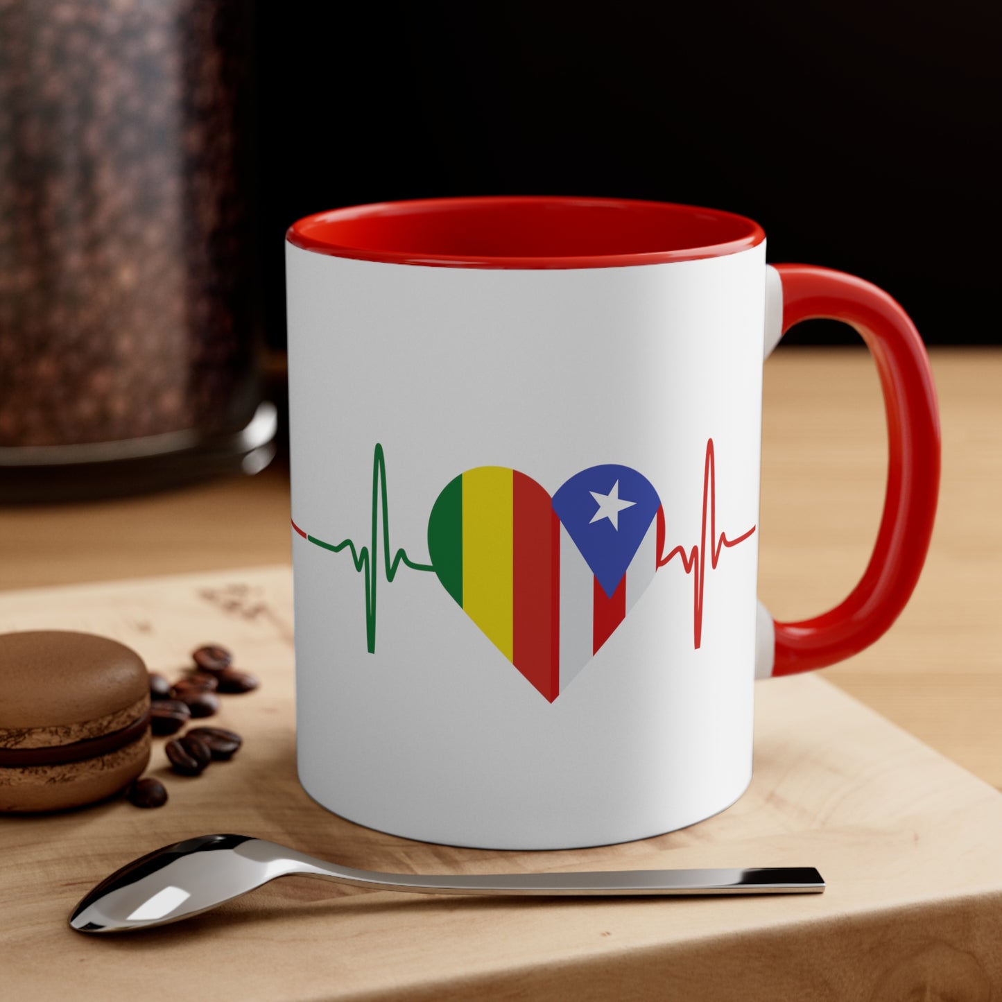 Bolivia y Puerto Rico Coffee Mug, 11oz