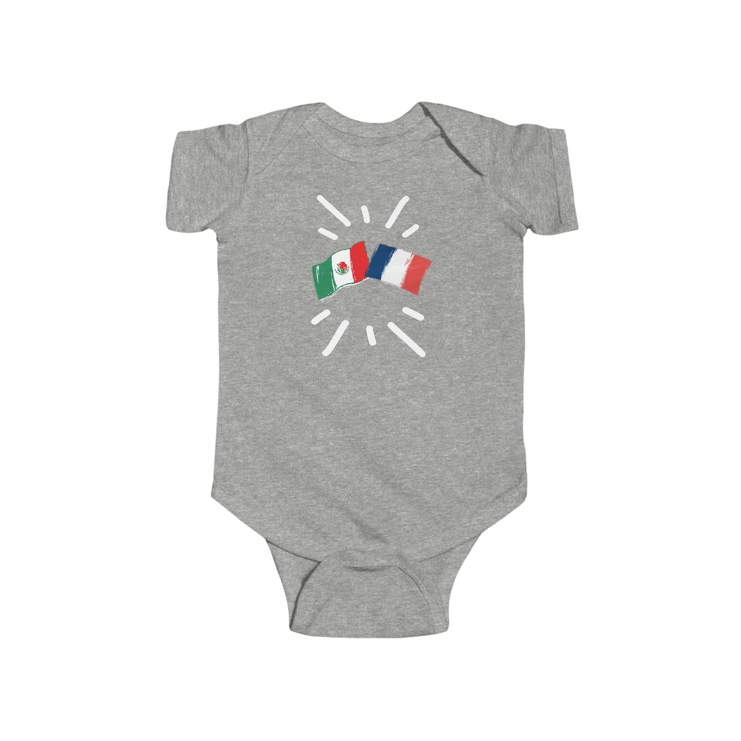 Infant France and Mexico Bodysuit