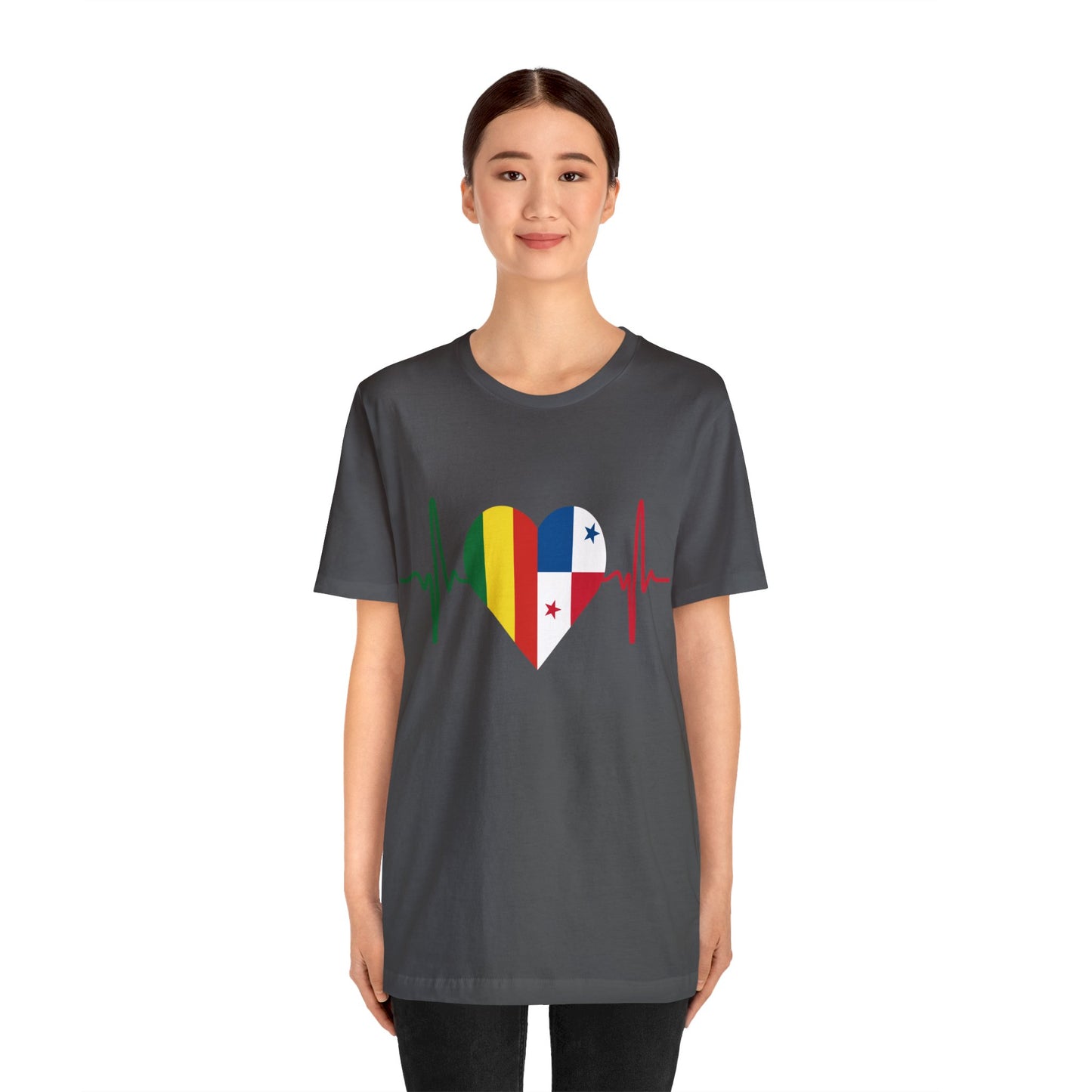 Bolivia & Panama Unisex Short Sleeve Tee, Camisa Unisexo manga corta Bolivia y Panamá