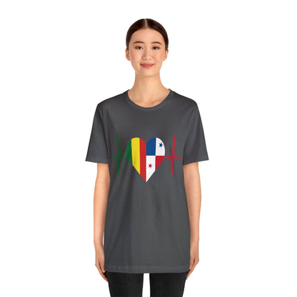 Bolivia & Panama Unisex Short Sleeve Tee, Camisa Unisexo manga corta Bolivia y Panamá