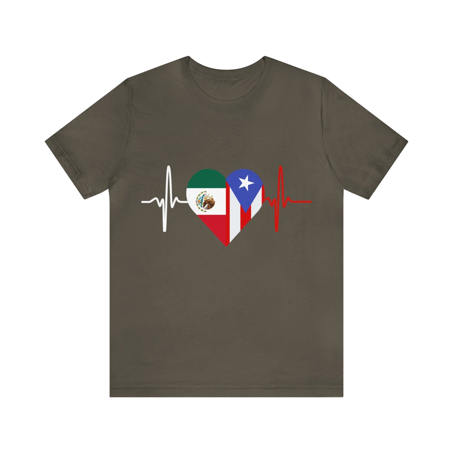 Mexico and Puerto Rico Short Sleeve Tee