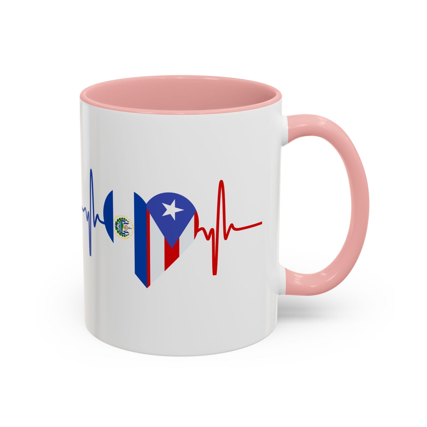 El Salvador and Puerto Rico Mug, 11oz