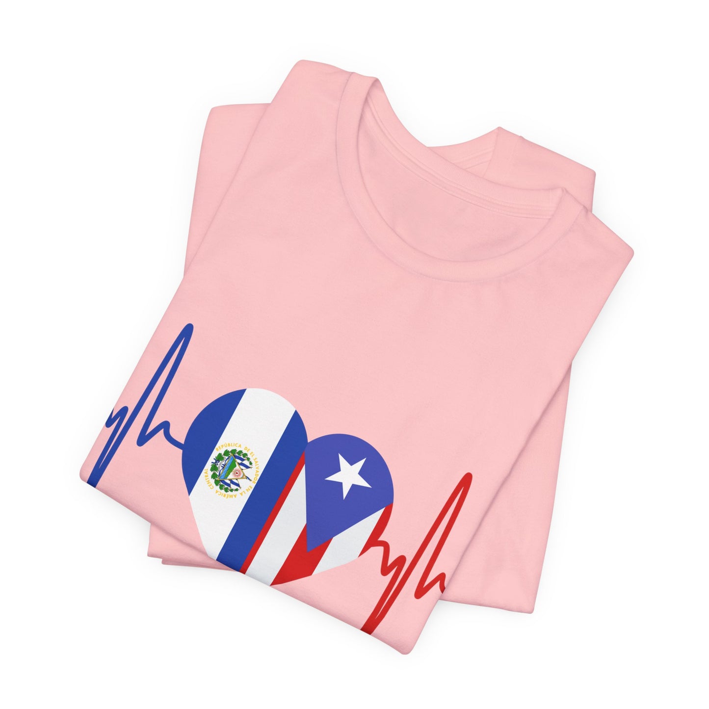 El Salvador and Puerto Rico Short Sleeve Tee