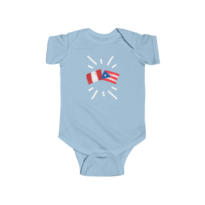 Infant Peru and Puerto Rico Bodysuit