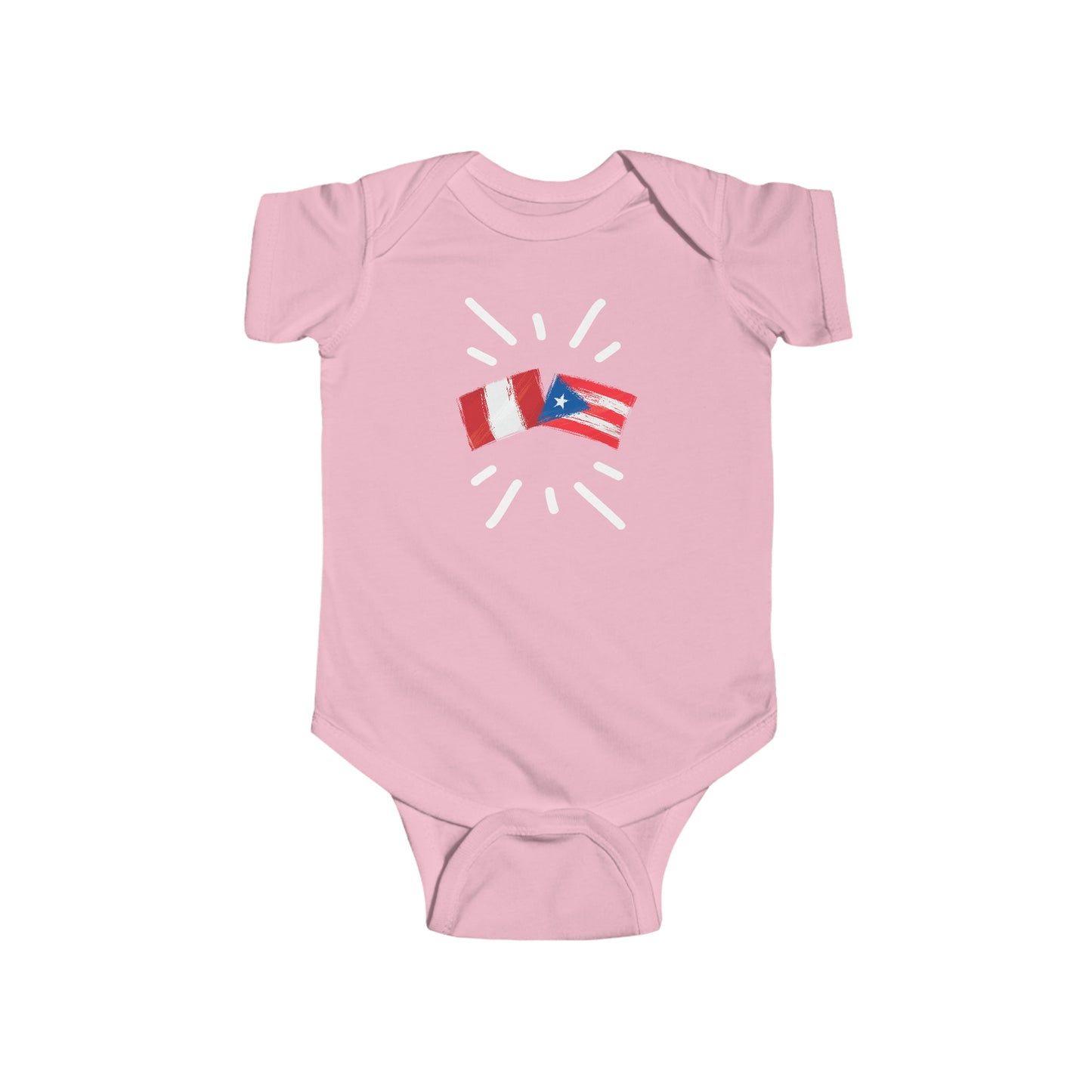Infant Peru and Puerto Rico Bodysuit