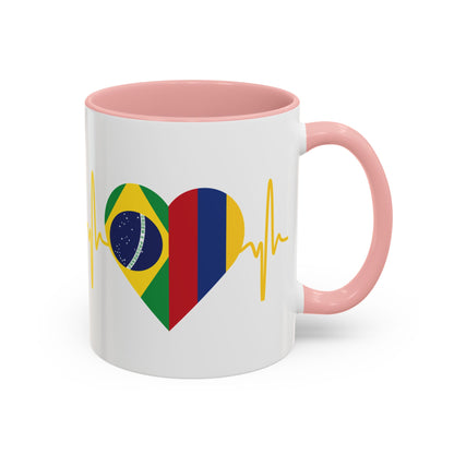 Colombia & Brazil Mug, 11oz