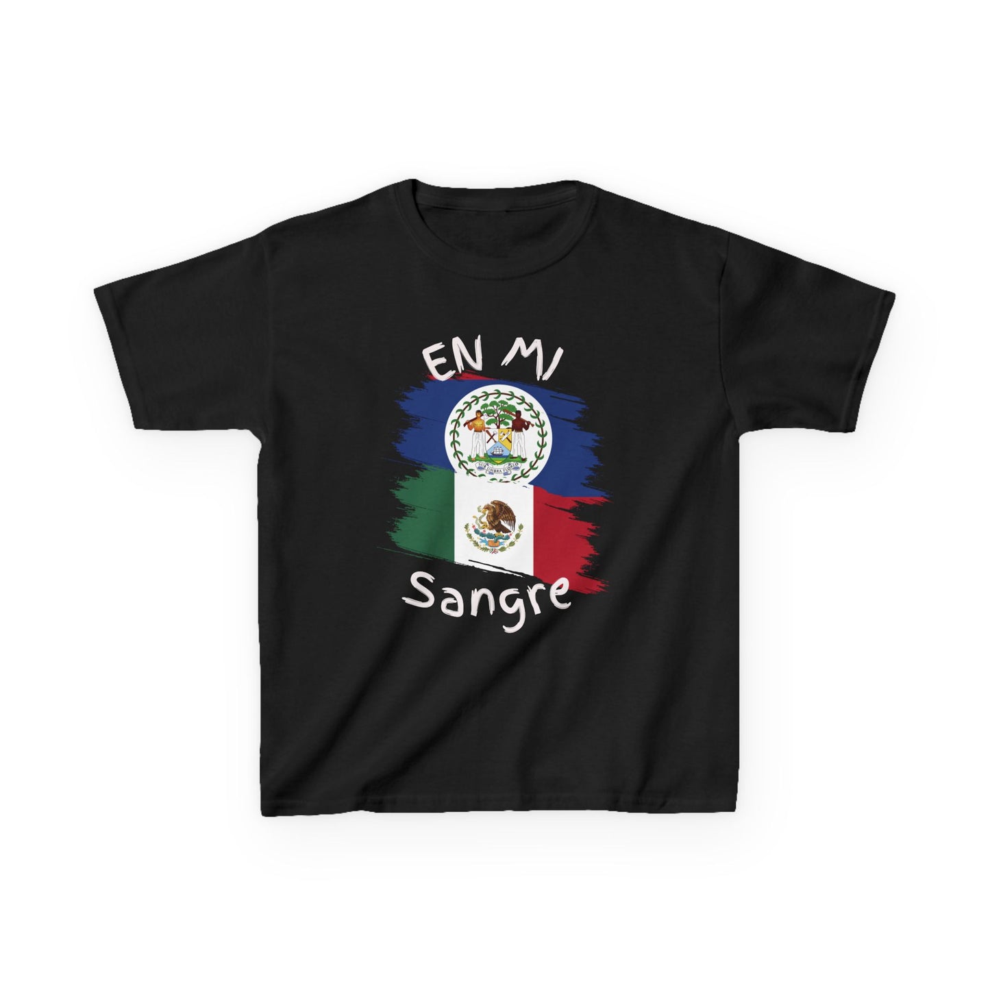 Belize and Mexico Kids Tee I Camiseta para Niños Belize y Mexico
