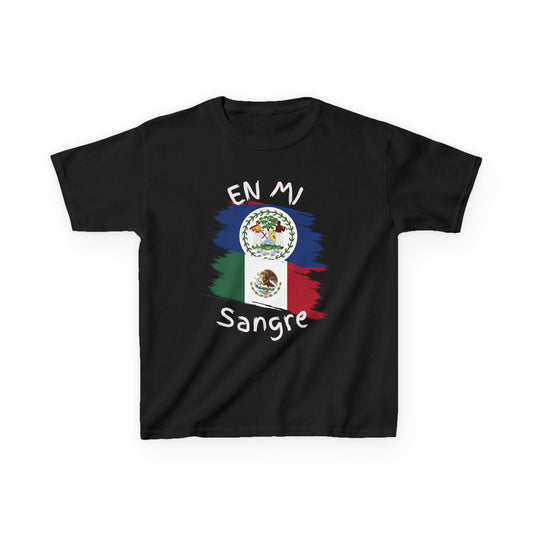 Belize and Mexico Kids Tee I Camiseta para Niños Belize y Mexico