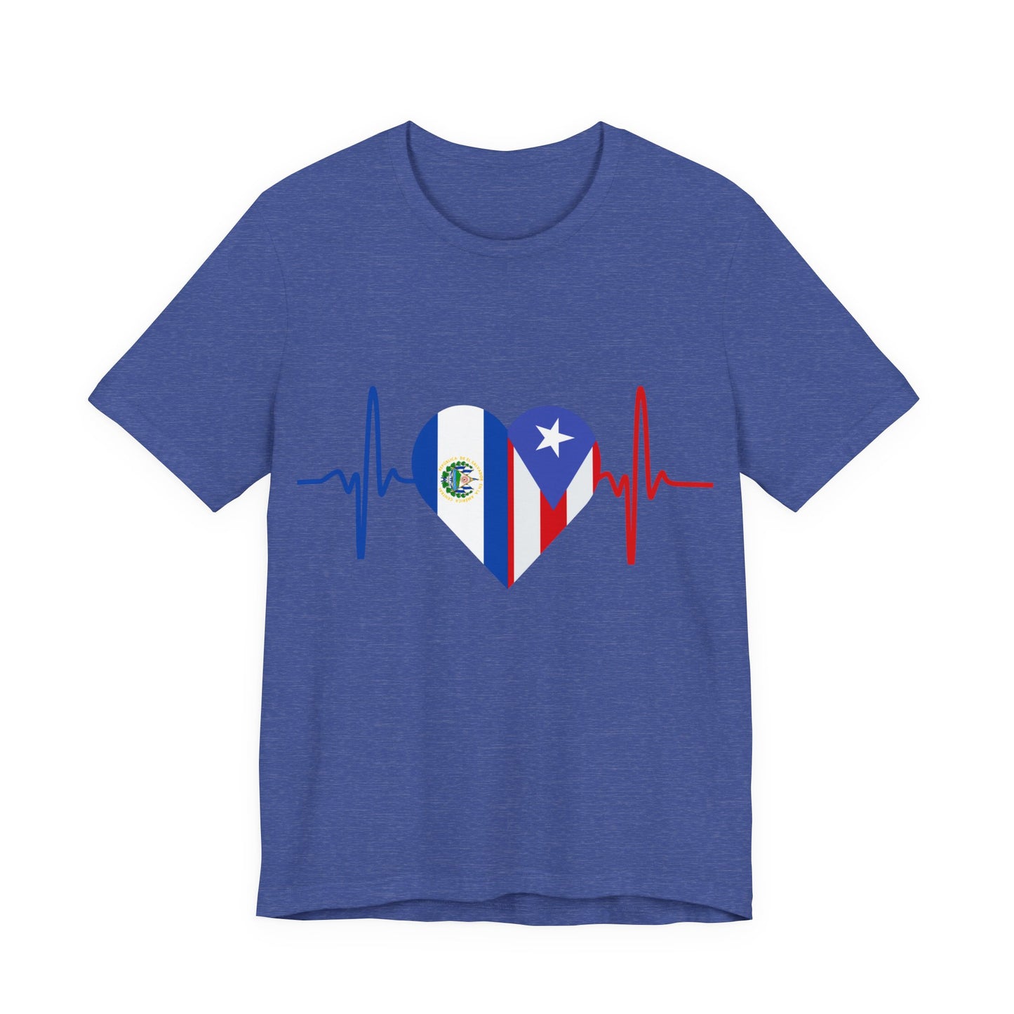El Salvador and Puerto Rico Short Sleeve Tee