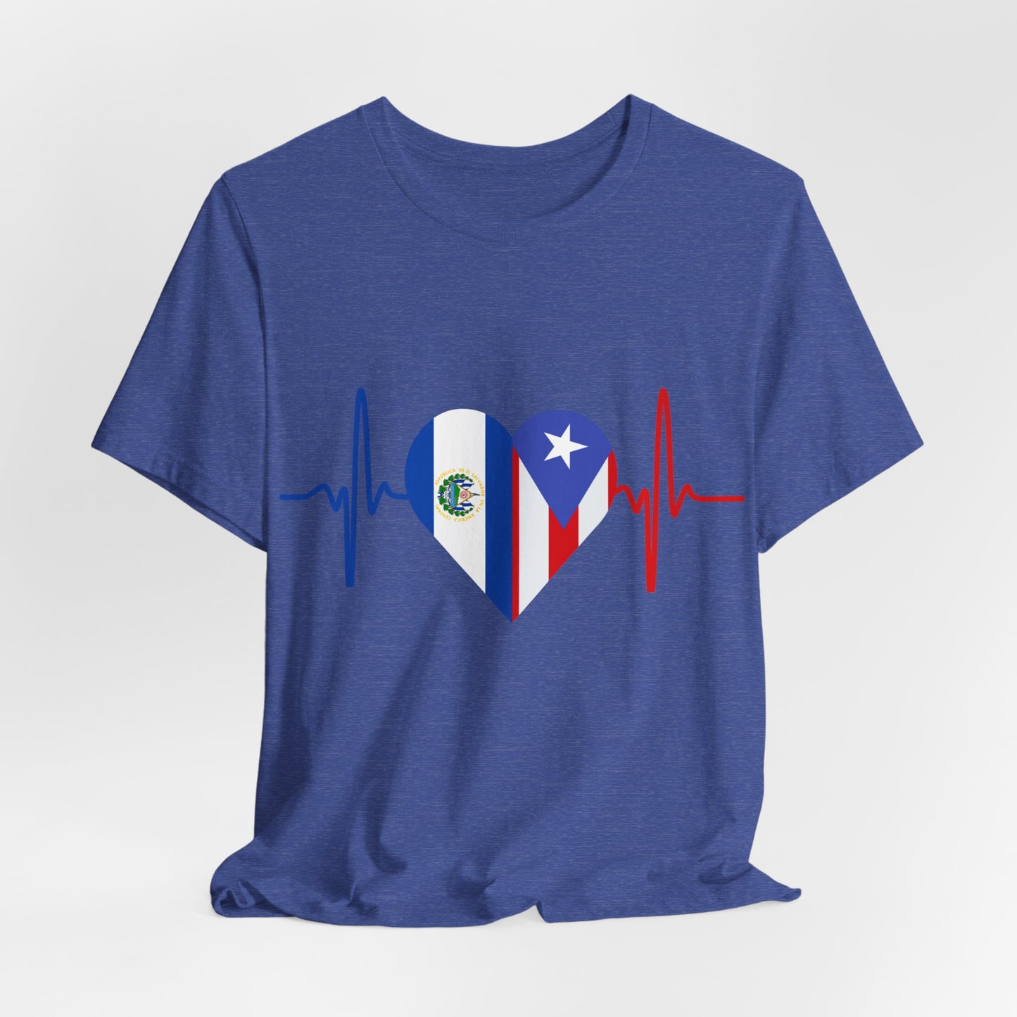 El Salvador and Puerto Rico Short Sleeve Tee