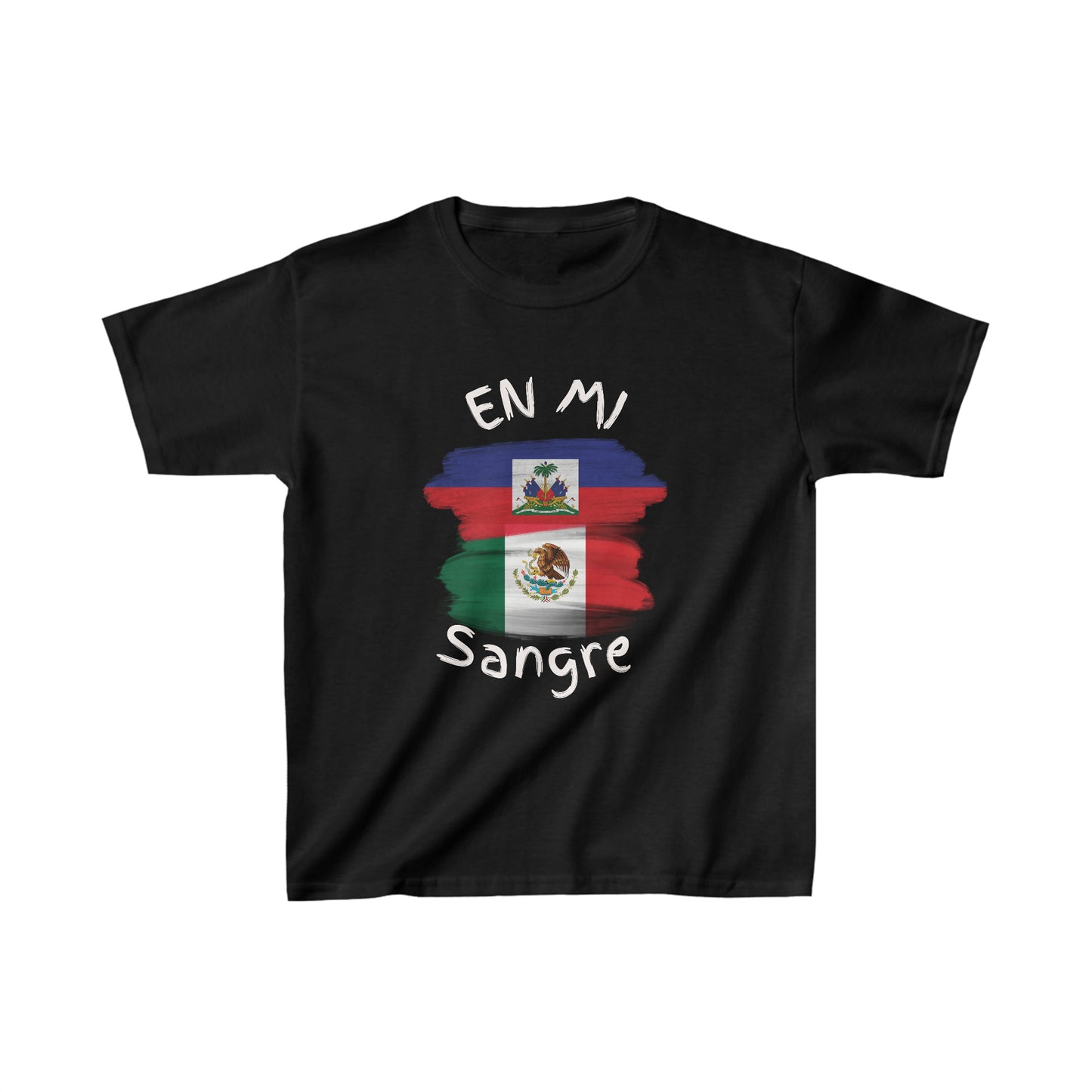 Haití y México Kid's Tee I Camiseta para Niños Haití y México I Cultura Haitiana y Mexicana