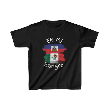 Haití y México Kid's Tee I Camiseta para Niños Haití y México I Cultura Haitiana y Mexicana