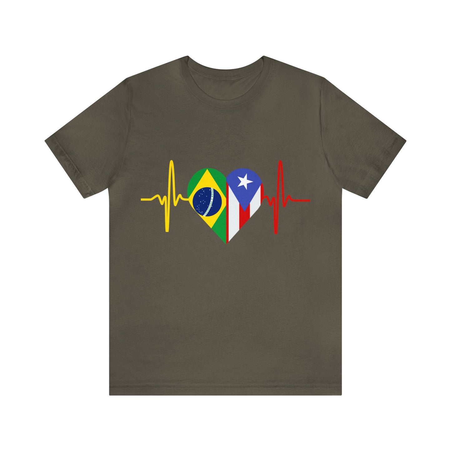 Brazil and Puerto Rico Short Sleeve Tee