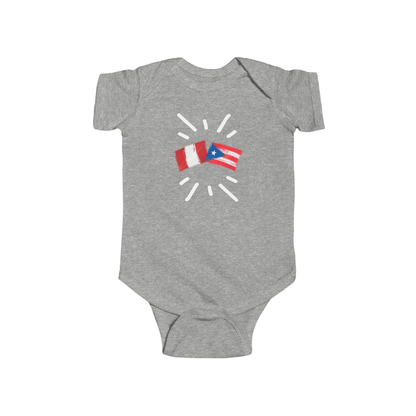 Infant Peru and Puerto Rico Bodysuit