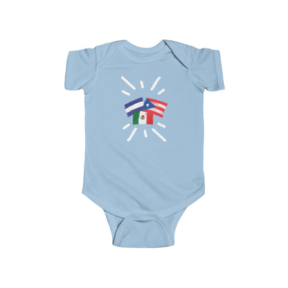 Infant El Salvador, Puerto Rico and México Bodysuit