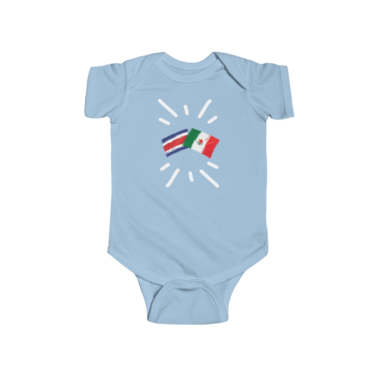 Infant Mexico and Costa Rica Bodysuit