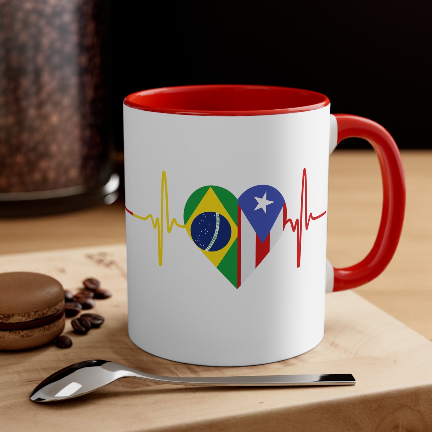 Brazil and Puerto Rico Mug, 11oz