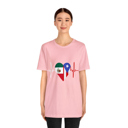 Mexico and Puerto Rico Short Sleeve Tee