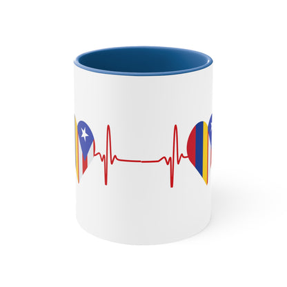 Colombia and Puerto Rico Mug, 11oz