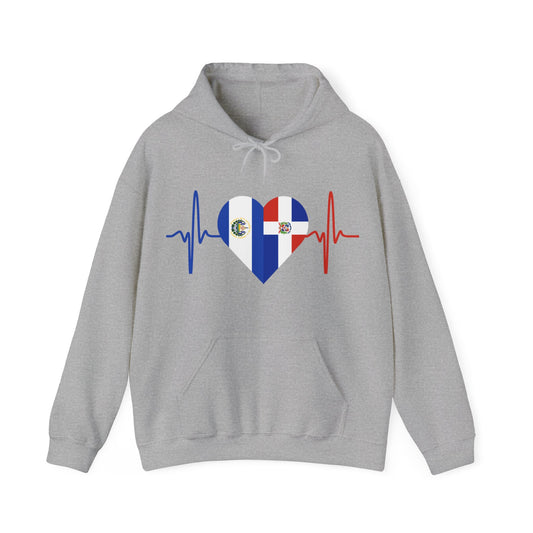 El Salvador and Dominican Republic I El Salvador y República Dominicana Hooded Sweatshirt
