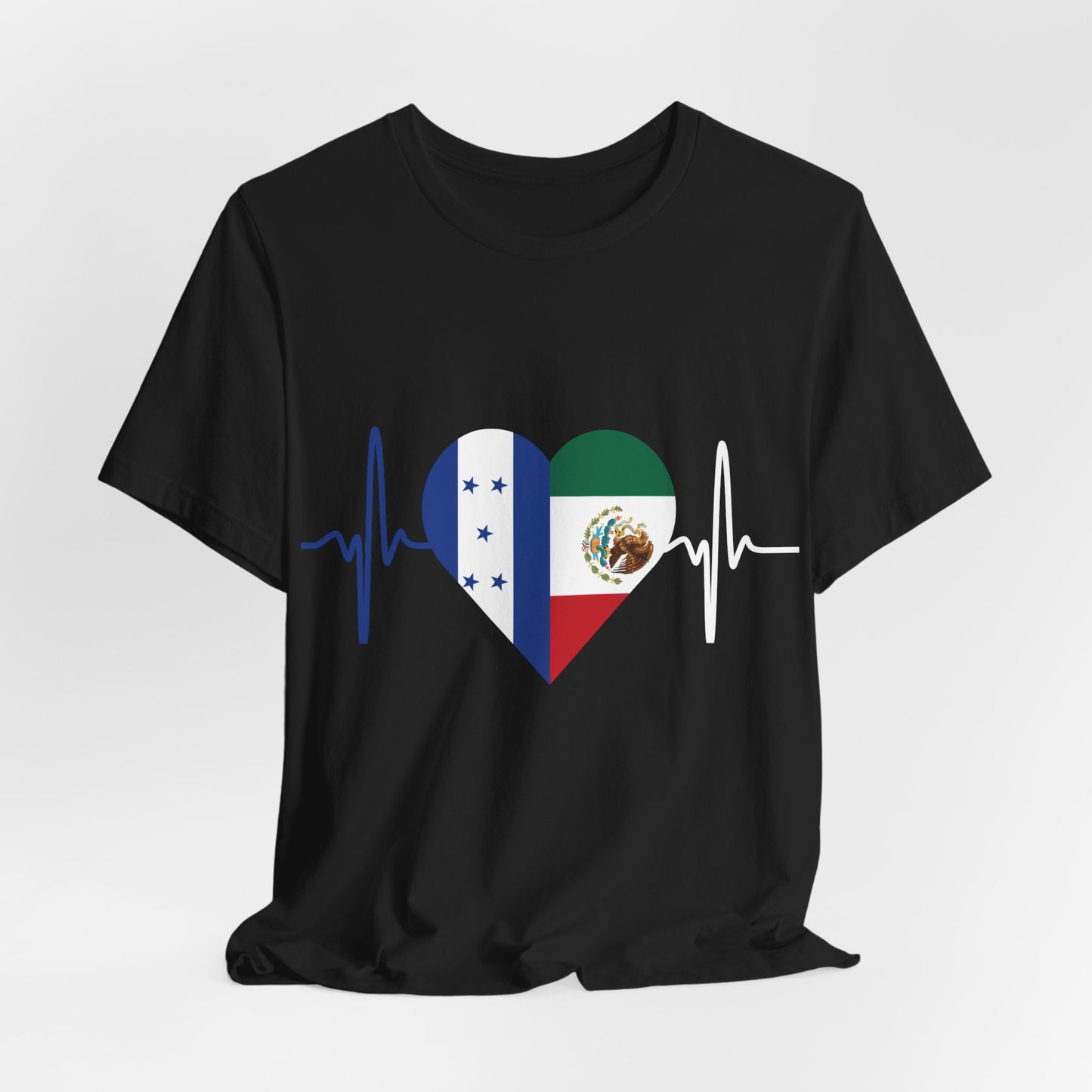 Honduras & Mexico Unisex Short Sleeve Tee, Camisa Unisexo manga corta México y Honduras I Cultura Mexicana y Hondureños