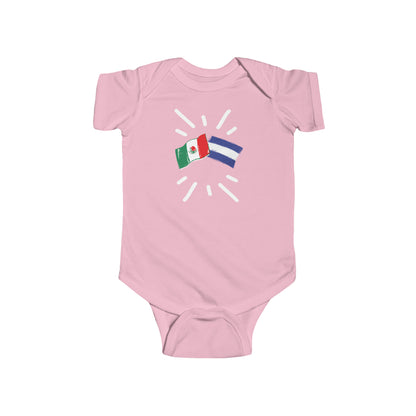 Infant El Salvador and Mexico Bodysuit