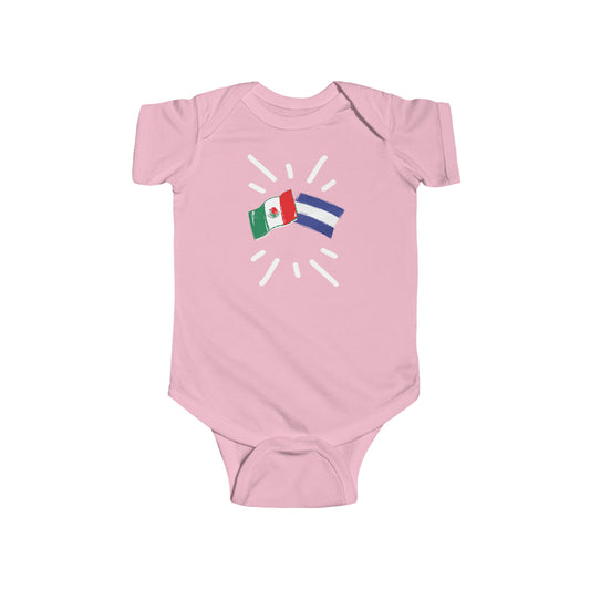 Infant El Salvador and Mexico Bodysuit