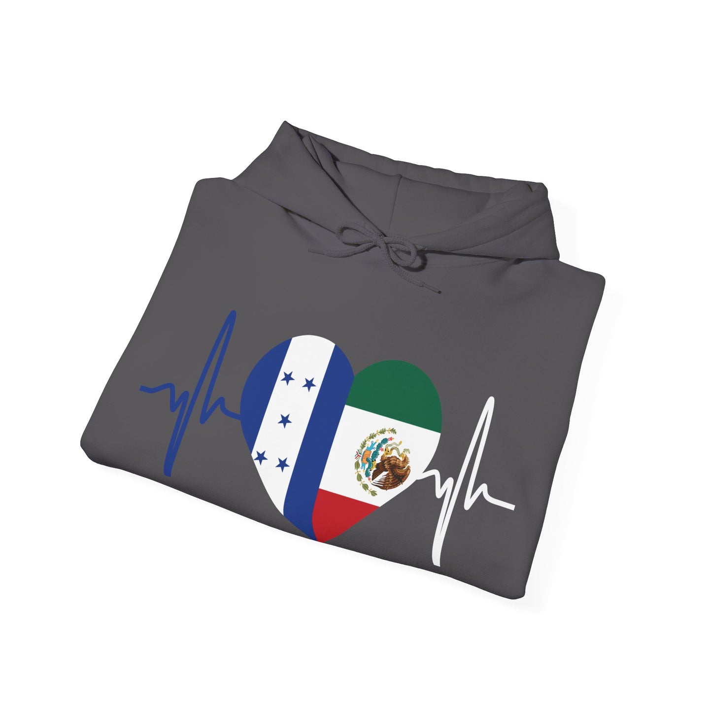 Mexico and Honduras Unisex Hooded Sweatshirt I Sudadera Unisexo México and Honduras