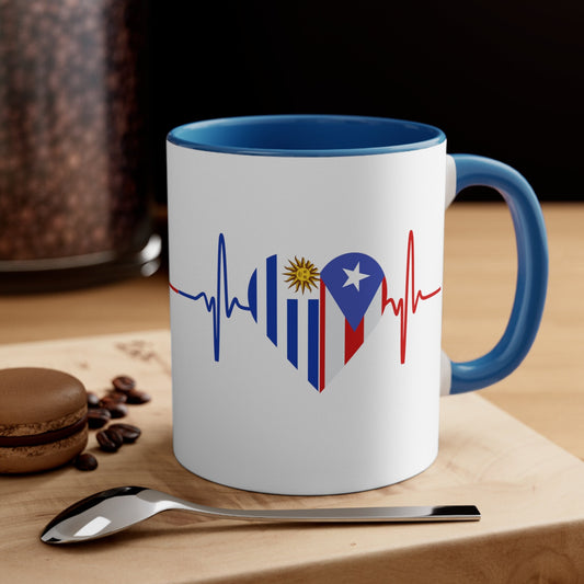 Uruguay and Puerto Rico Mug, 11oz