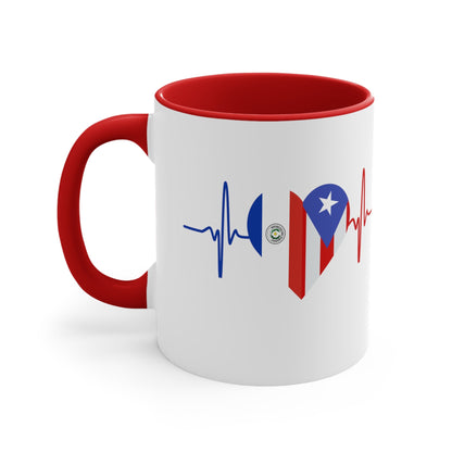 Paraguay and Puerto Rico Mug, 11oz