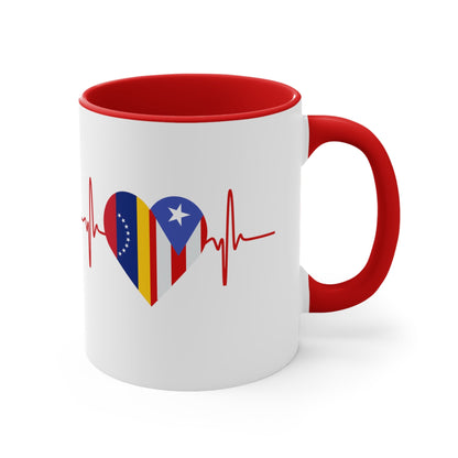 Venezuela and Puerto Rico Mug, 11oz