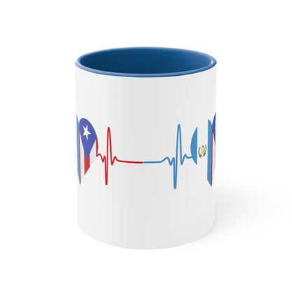 Guatemala and Puerto Rico Mug, 11oz